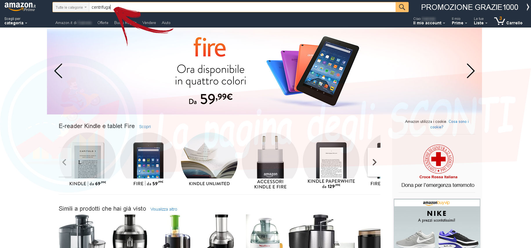Come selezionare i prodotti venduti e spediti da Amazon