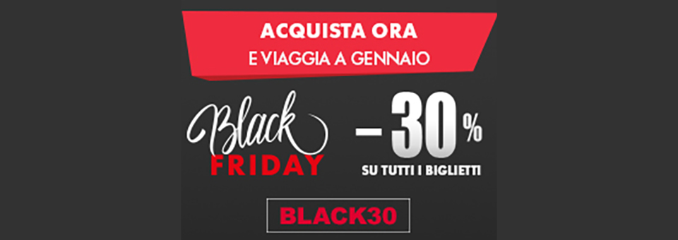 Black Friday Trenitalia