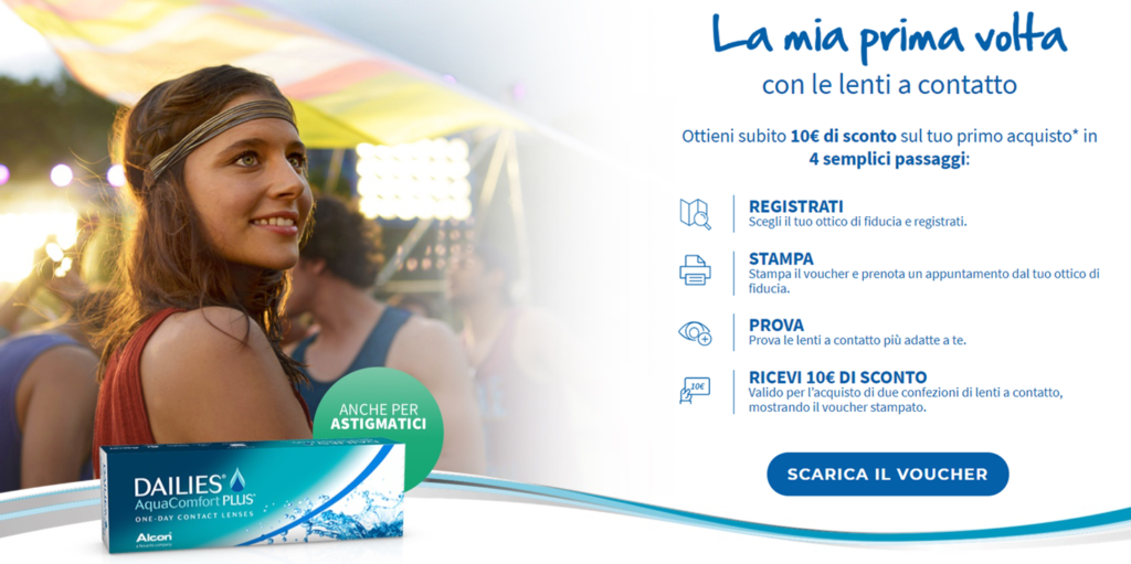 Prova Gratis Le Lenti A Contatto Alcon E Comprale Con 10 Di Sconto