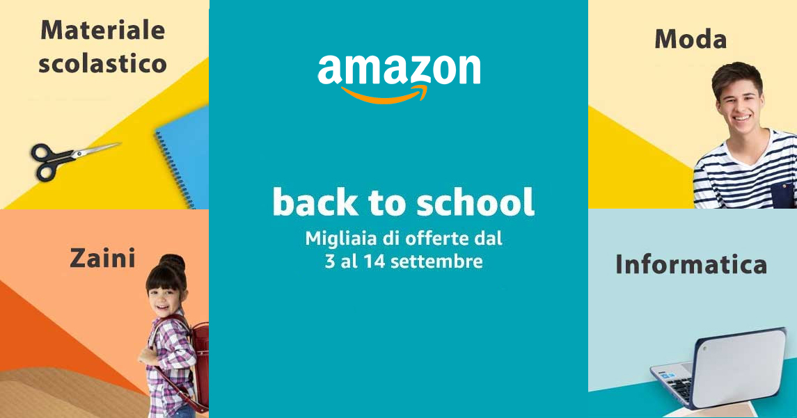 Amazon Back to School tantissime offerte per il ritorno sui banchi!
