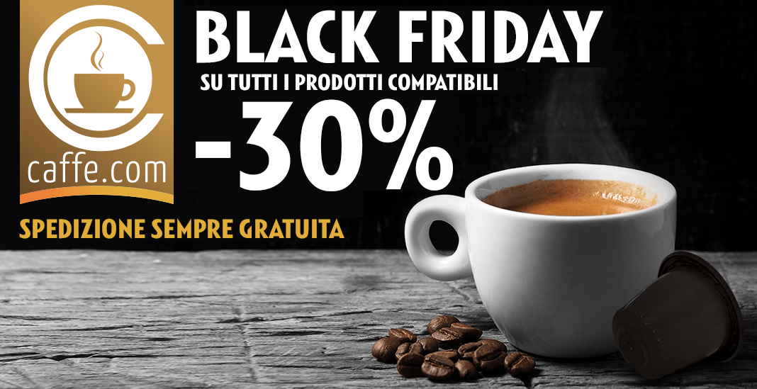 Black Friday 2018 30 di sconto su tutti i prodotti compatibili!