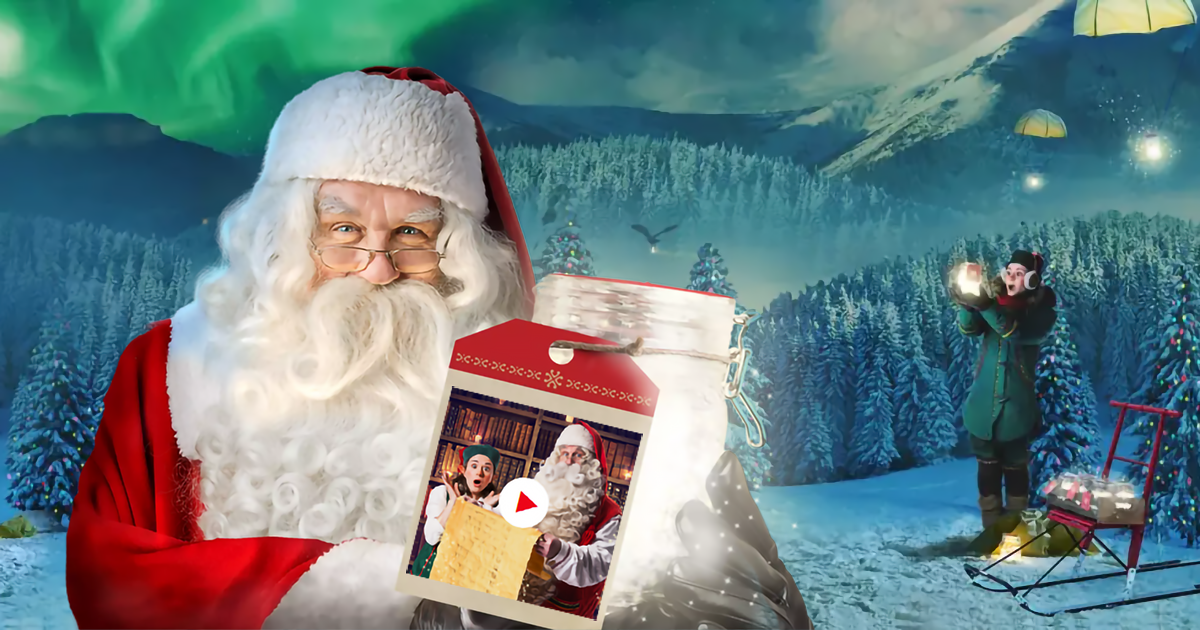 Video Babbo Natale Per Bambini.Crea Gratis Il Video Messaggio Personalizzato Di Babbo Natale