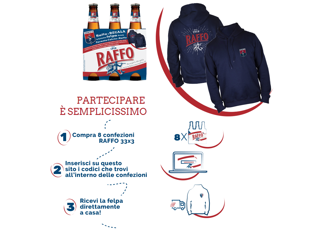 felpa raffo del taranto