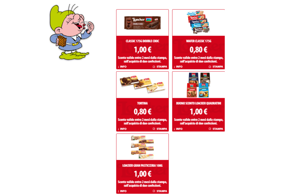 buoni sconto loacker di marzo 2019