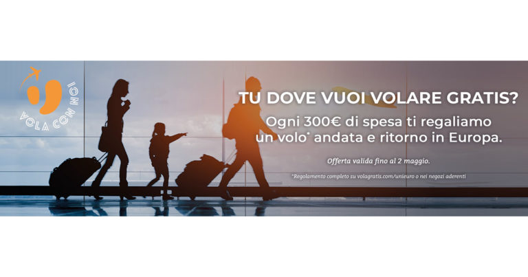 vola gratis con unieuro