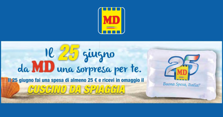 cuscino spiaggia omaggio md