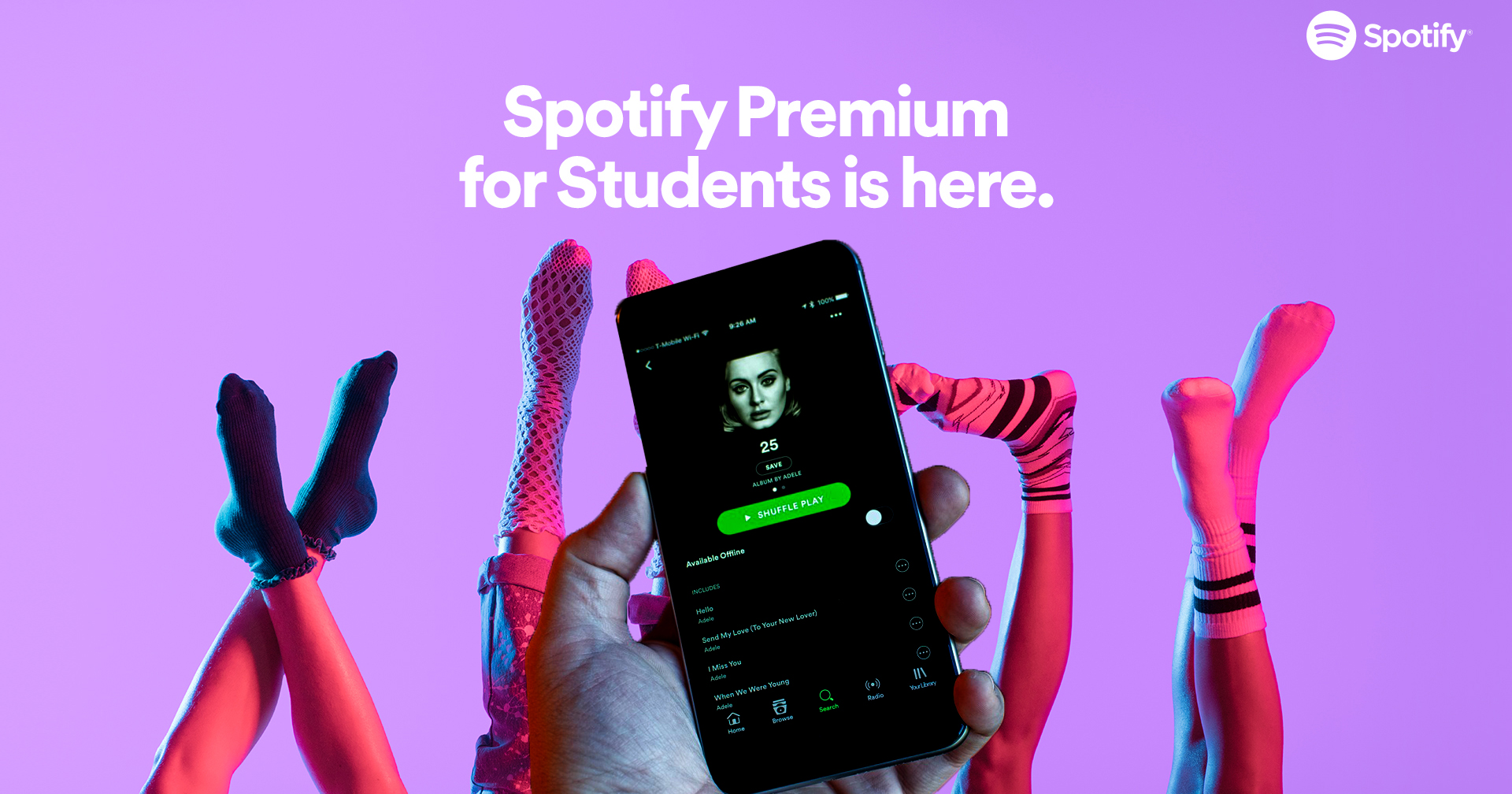 spotify per studenti