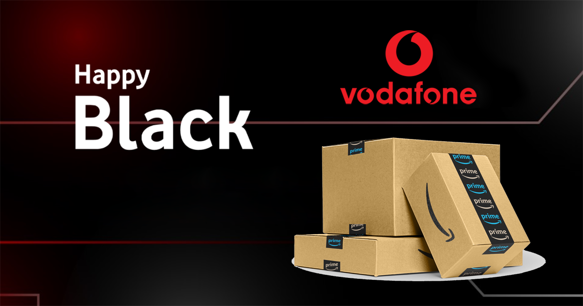 Vodafone Happy Black 6 mesi di Amazon Prime in OMAGGIO!
