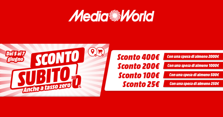 sconto subito mediaworld