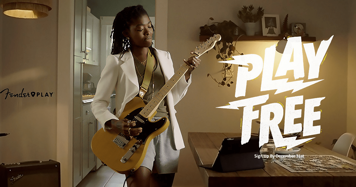 Impara a suonare la chitarra GRATIS con Fender per te 3 mesi di