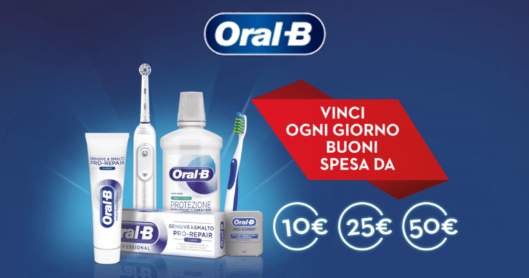 concorso Oral-b buoni spesa