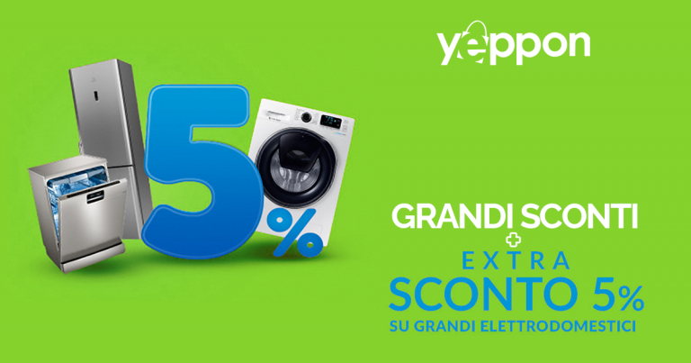 yeppon grandi elettrodomestici sconto