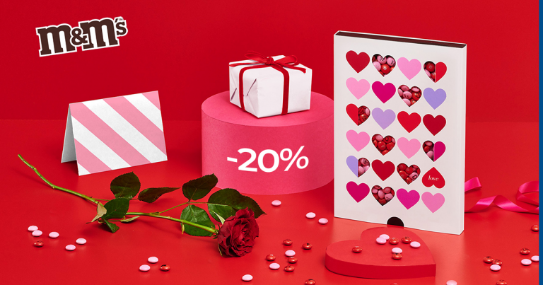 sconto m&m's san valentino
