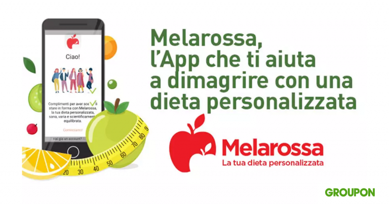 app melarossa dieta sconto groupon