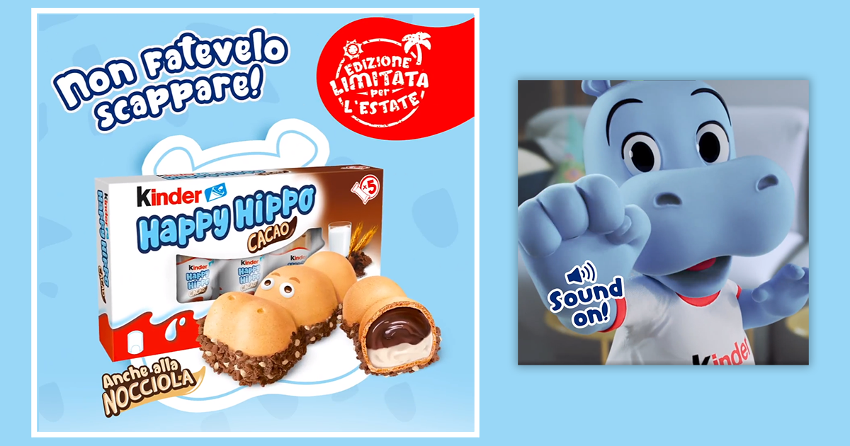 Kinder Happy Hippo torna alla carica arriva in edizione limitata per l