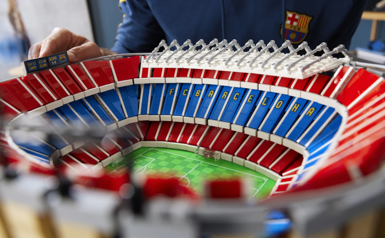 set lego camp nou barcellona