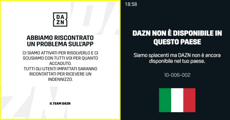 dazn problemi rimborso