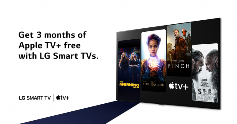 apple tv+ gratis lg