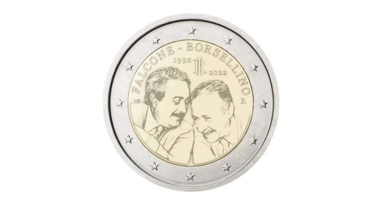 monete da 2 euro falcone borsellino