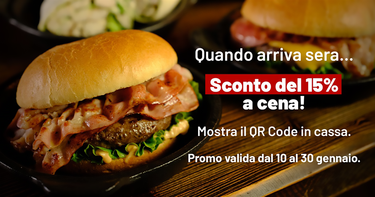 Coupon Old Wild West 15 di sconto a cena, fino al 30 gennaio