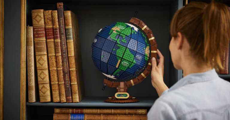 set lego mappamondo the globe