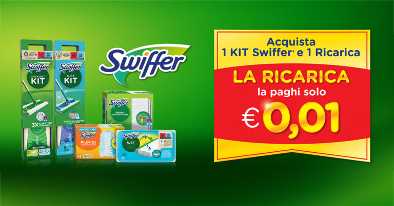 cashback swiffer ricarica 1 centesimo