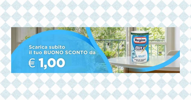 buono sconto regina blitz