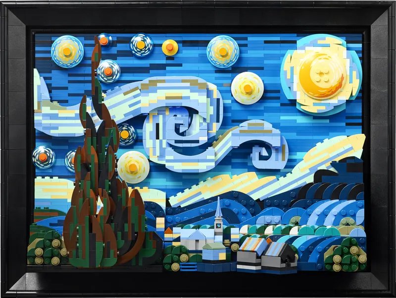 LEGO omaggia Van Gogh: ecco il l'imperdibile e meravigliosa Notte  Stellata!