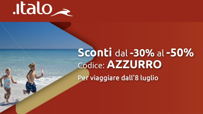 codice sconto Italo