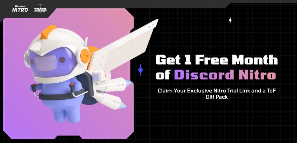 tower of fantasy discord nitro regalo