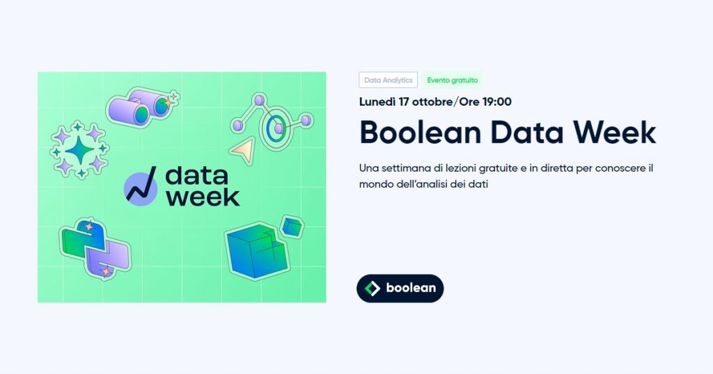 boolean data week