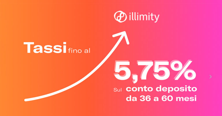 conto deposito illimity tasso promozionale 5,75%