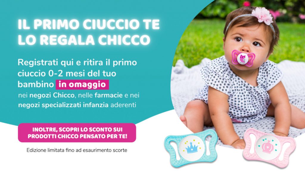 ciuccio chicco gratis