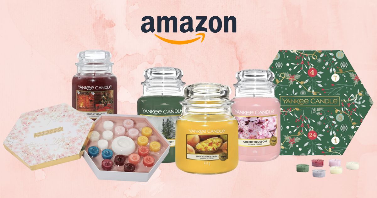 Offerte Amazon sconti fino al 39 su set regalo e candele Yankee Candle!