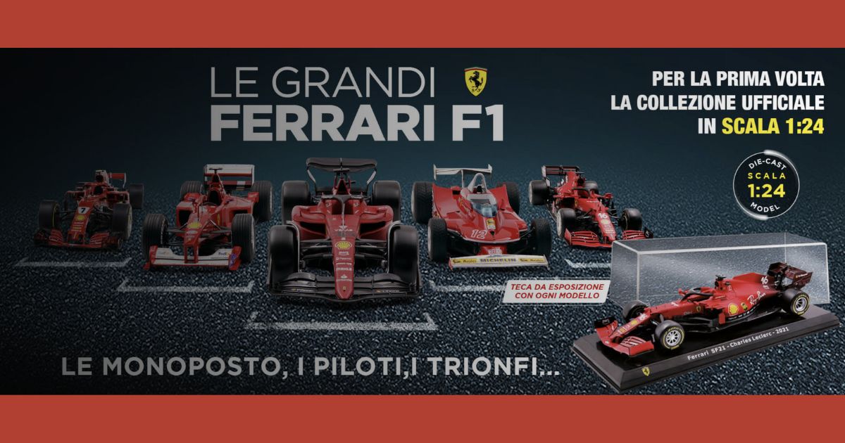 Affare in edicola: primo modello della collezione Le grandi Ferrari F1 +  fascicolo a soli 14,99€!