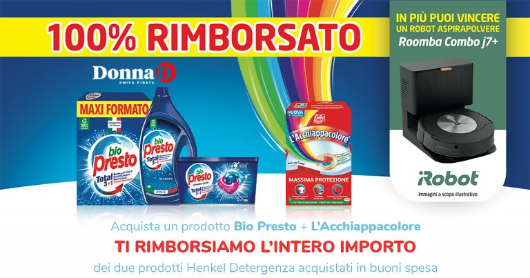 cashback bio presto l'acchiappacolore