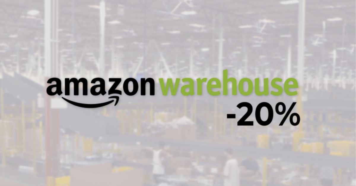 Offerta  Warehouse: da oggi extra sconto del 20% sull'usato