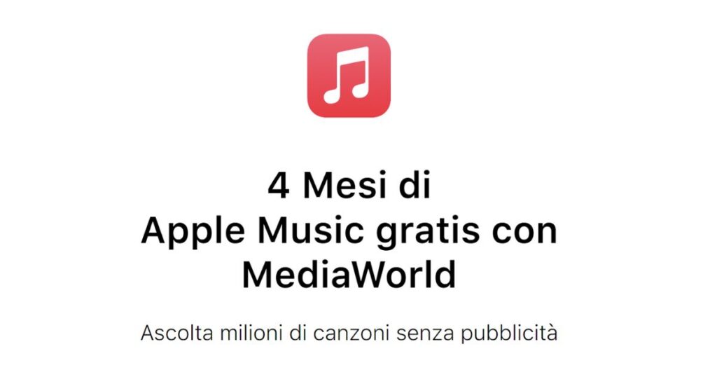 promozione Apple Music