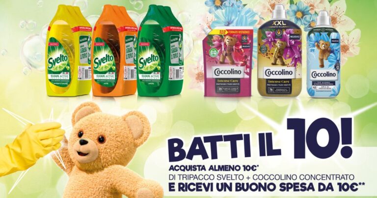 cashback Svelto Coccolino