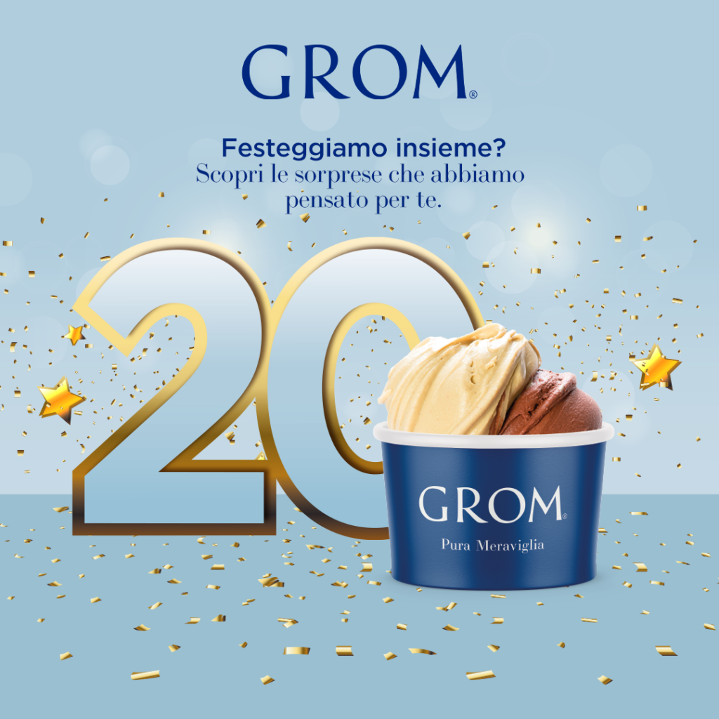 GROM gelato omaggio