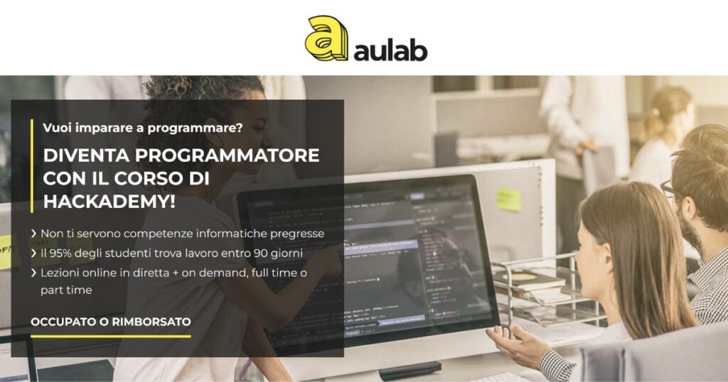 corso programmatore informatico Aulab 