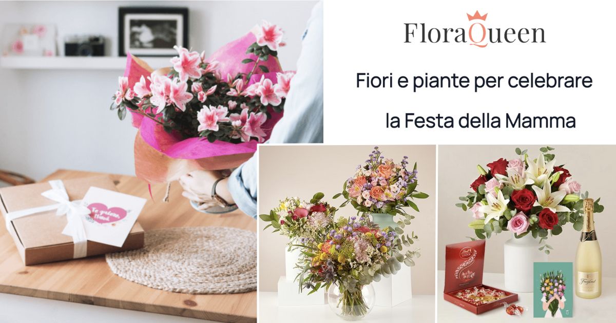 FloraQueen Festa della Mamma usa il codice sconto e regala un mazzo di