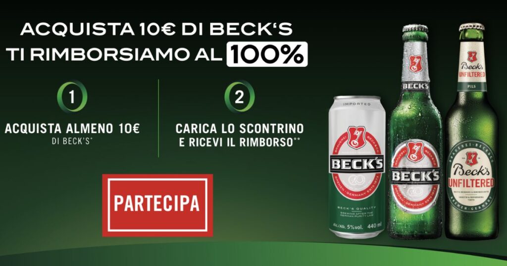 cashback beck's