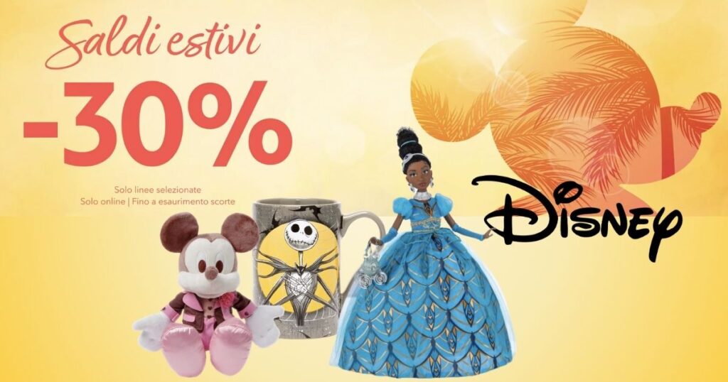 disney shop saldi