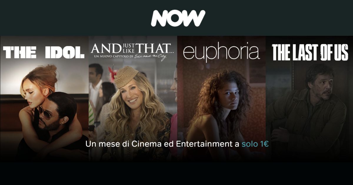 Offerta speciale NOW TV: ottieni pass Cinema + Entertainment a solo 1€!