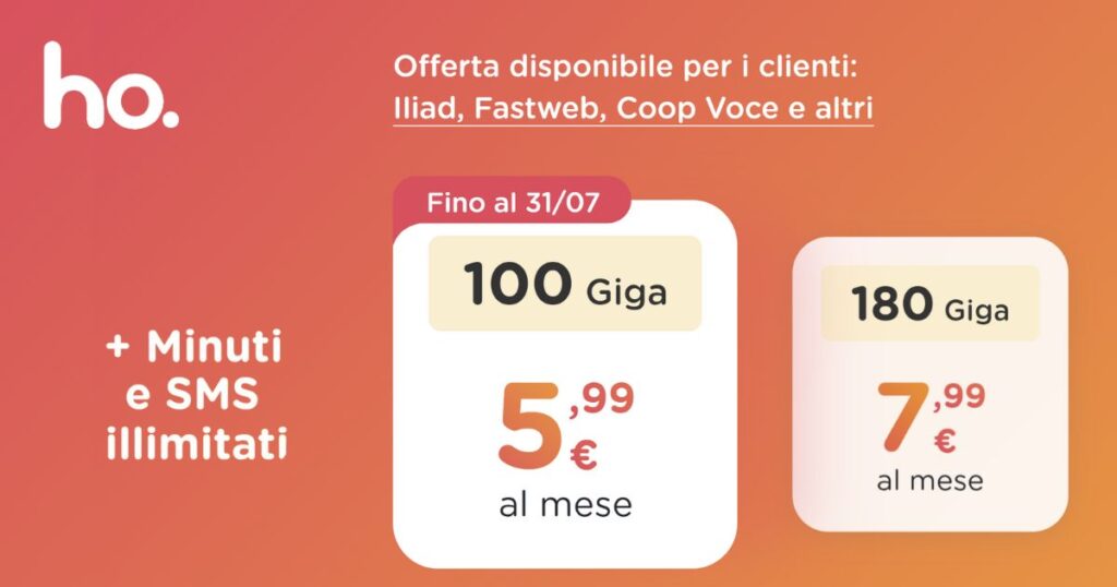 offerta ho. mobile