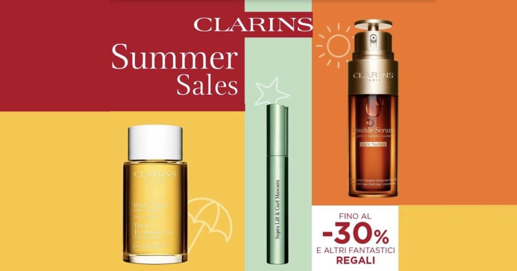 summer sales clarins