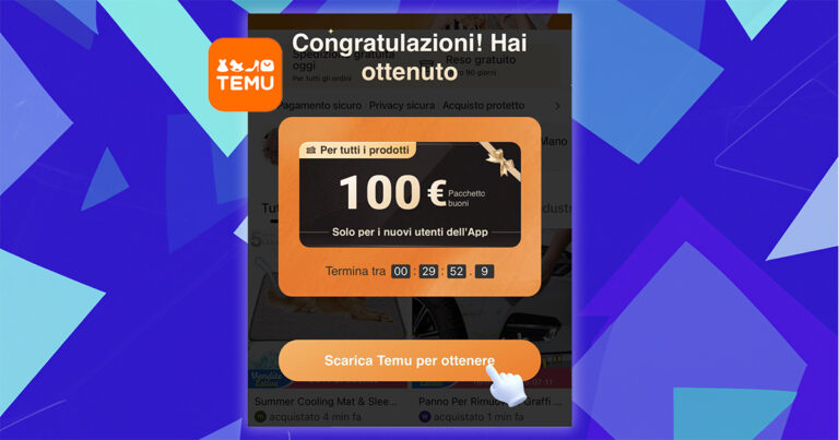 temu promo 100 euro