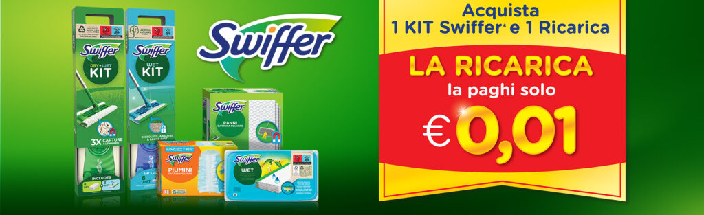 cashback swiffer ricarica 1 centesimo