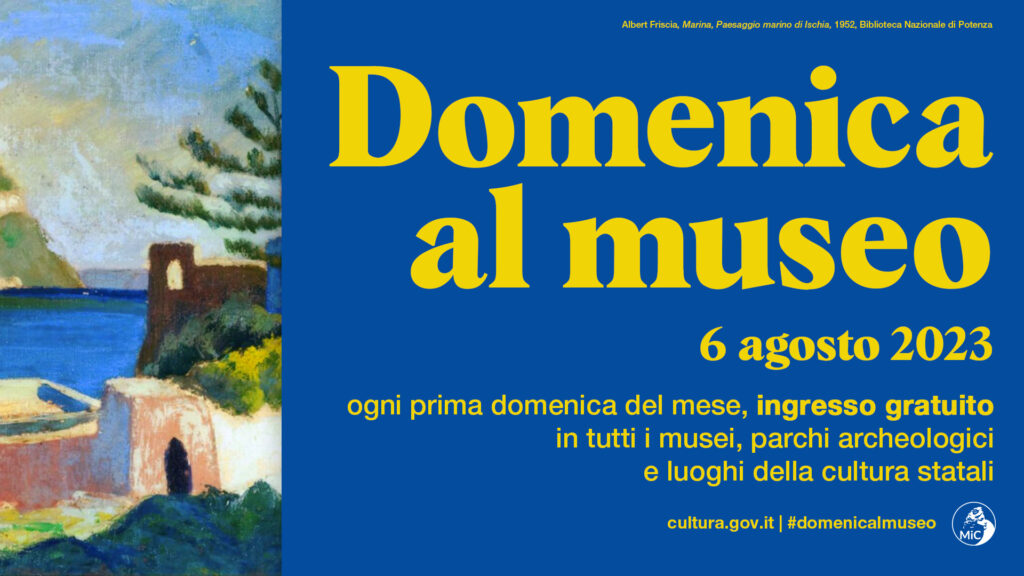 domenica al museo agosto gratis
